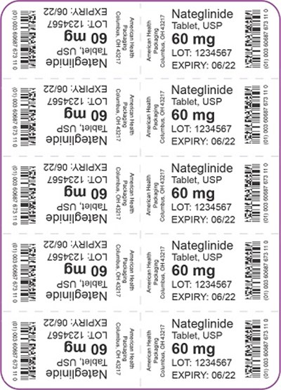 60 mg Blister.jpg 60 mg Nateglinide Tablet Blister - 60 mg Blister